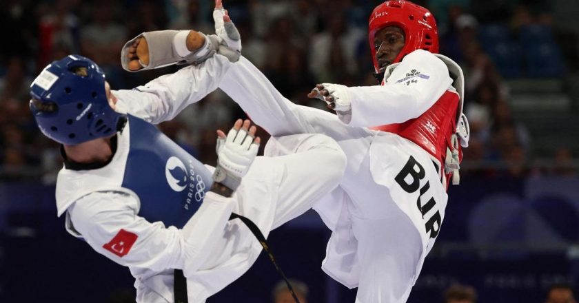 Tekvandoda çeyrek final!  Hakan Reçber, Burkina Faso'daki rakibini 2-0 mağlup etti…
