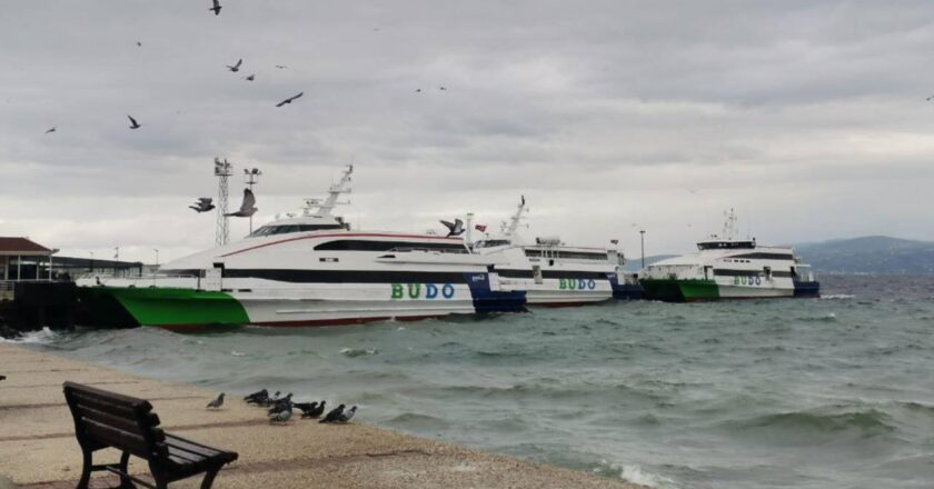 2 Bursa Deniz Otobüsü seferi iptal edildi