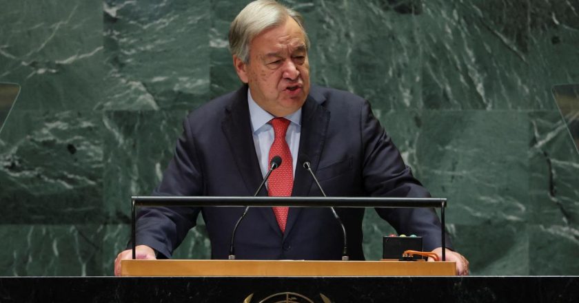 Guterres: Zalim bir insanın acı çektiği çağına girdik
