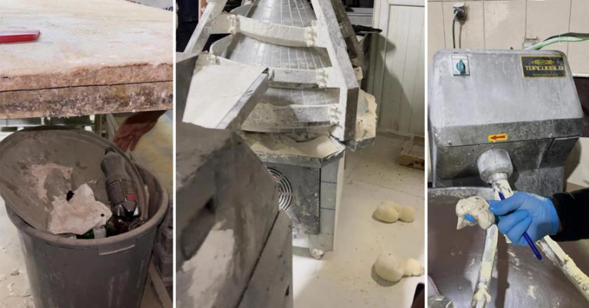 Fırın denetiminde şok edici manzaralar!