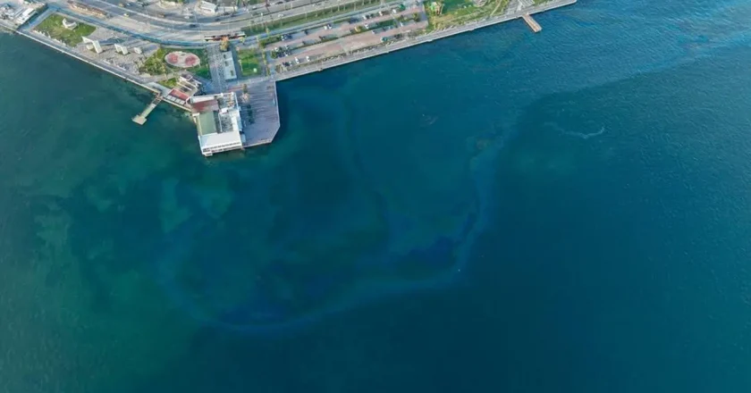 İzmir Körfezi’ne atık bırakıldı